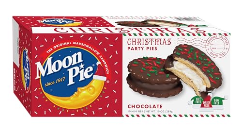 MoonPie Chocolate Christmas Party Pies 10ct