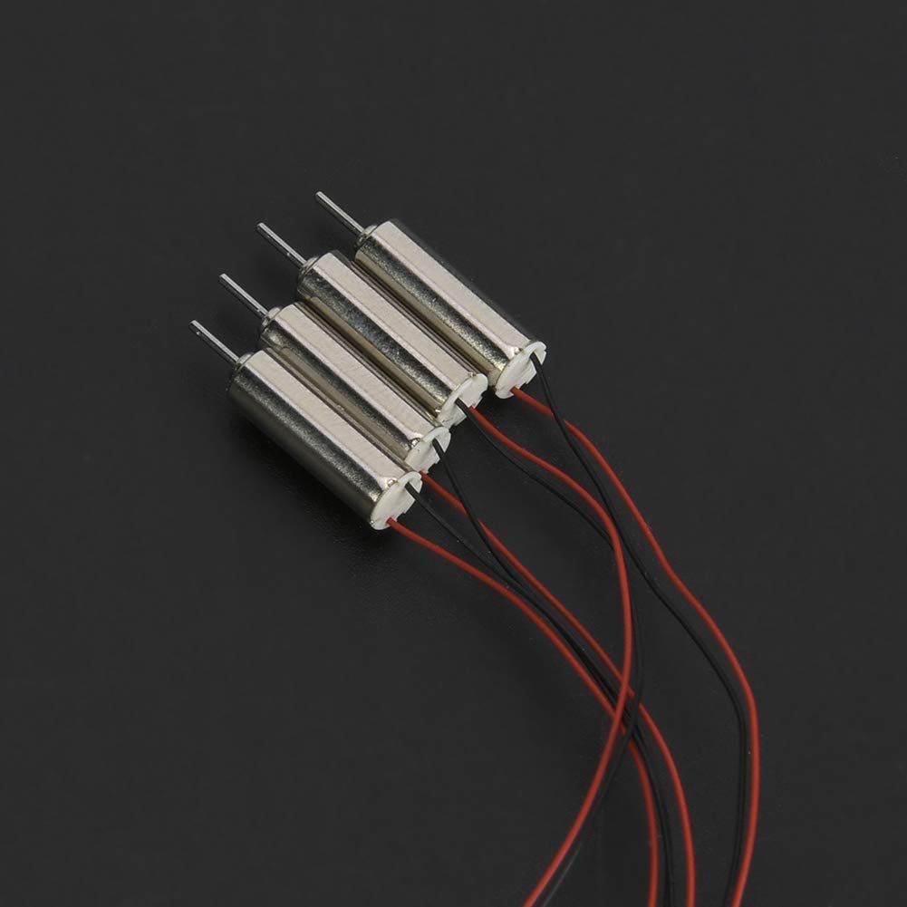 Motore coreless, 5pcs DC 4.5V 0.12A 0.12W 32250RPM Micro Coreless Motor 4mmx8mm per modello di giocattolo, modello di aeromobile, giocattoli elettronici