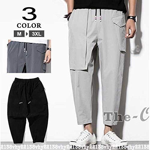 テーパードパンツ●九分丈ズボン●メンズ●サルエルパンツ●ロングパンツ●ボトムス●チノパンツ●無地パンツ●カジュアル●夏●夏服 303