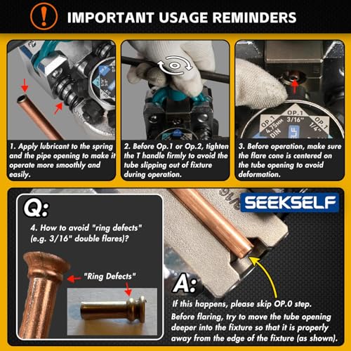 SEEKSELF Pro Flaring Tool Kit