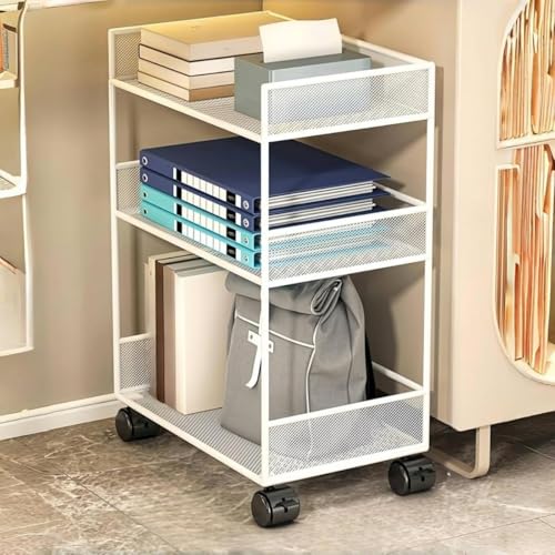 IWEJ �{�I �z���C�g �L���X�^�[�t�� �������[���b�N �ړ��\ ��e�� �w���I�t�B�X�p ���ޕ���ȏ������I (3�w(M),�z���C�g)