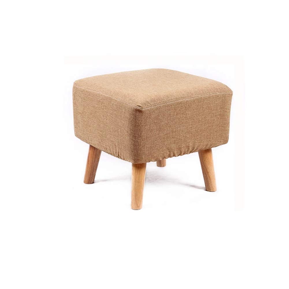 Pouf tabouret en bois rembourré pour soulager les jambes lourdes après le travail
