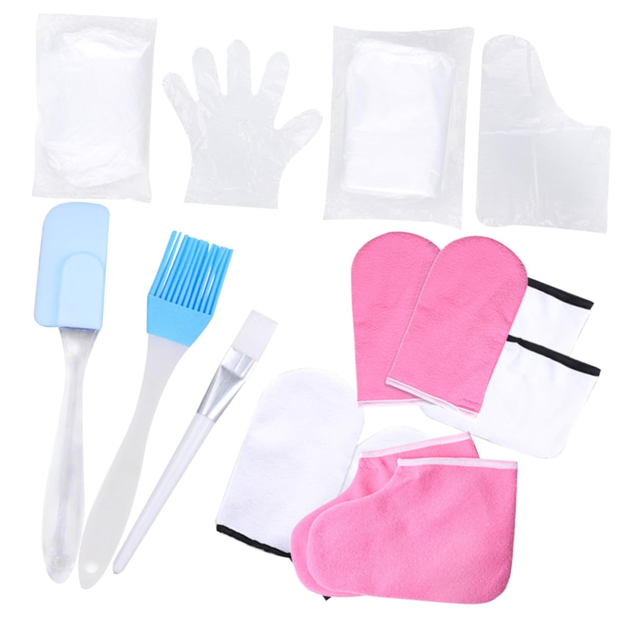 Guantes Hidratantes Activan Tejidos y Mejoran Hidratación de Parafina para Manos y Pies Material Pp y Plástico Color Aleatorio Accesorios para Spa en Casa