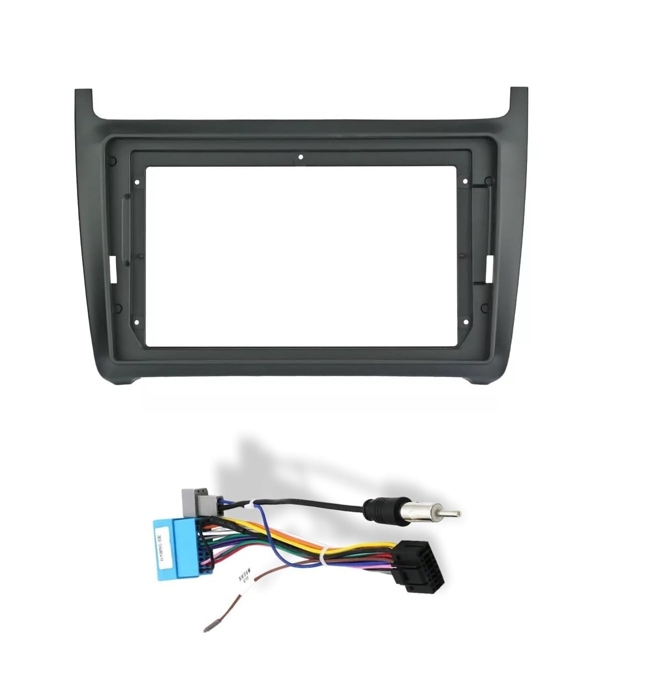 AUTOXYGEN Car Android Custom Dashboard Mount music system stereo frame 9 inch Black for Vento-image-9