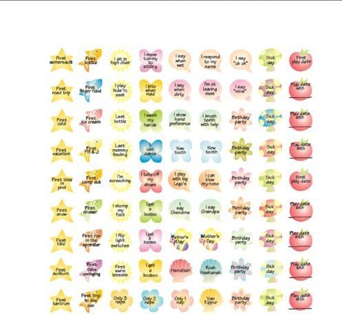 Nature's Lullabies More First and Second Year Stickers