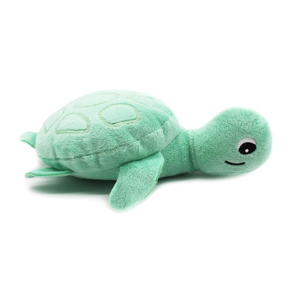 PTIPOTOS by Les DEGLINGOS SAUVENOU LA Tortue GEANTE Maman/Bebe - Peluche Ultra Douce 2 en 1 - Ideal Cadeau Naissance Anniversaire Noel - 48CM - Menthe