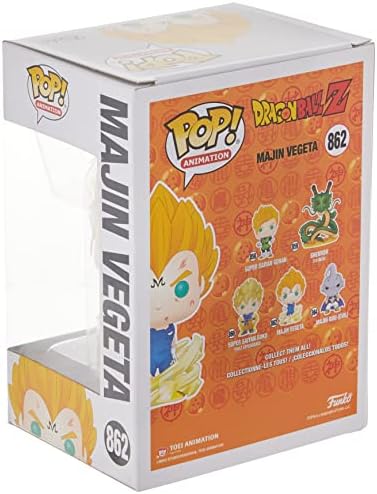 Funko- Pop Animation: Dragon Ball Z S8-Majin Vegeta Dragonball Figurine de Collection, 48603, Multicoleur | Pop Demon Slayer