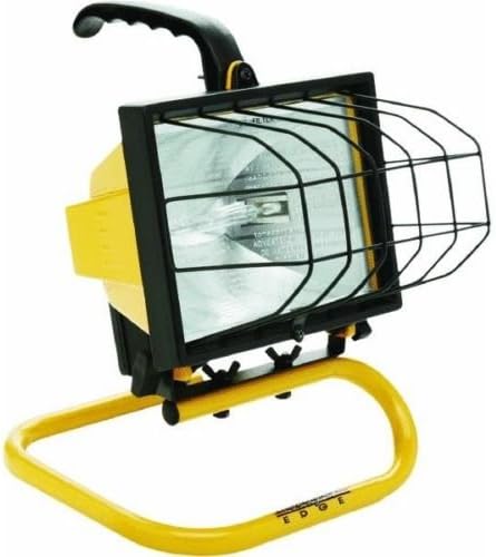 500 Watt Halogen Portable Quartz Work Shop Stand Light Fixture Automotive L-20