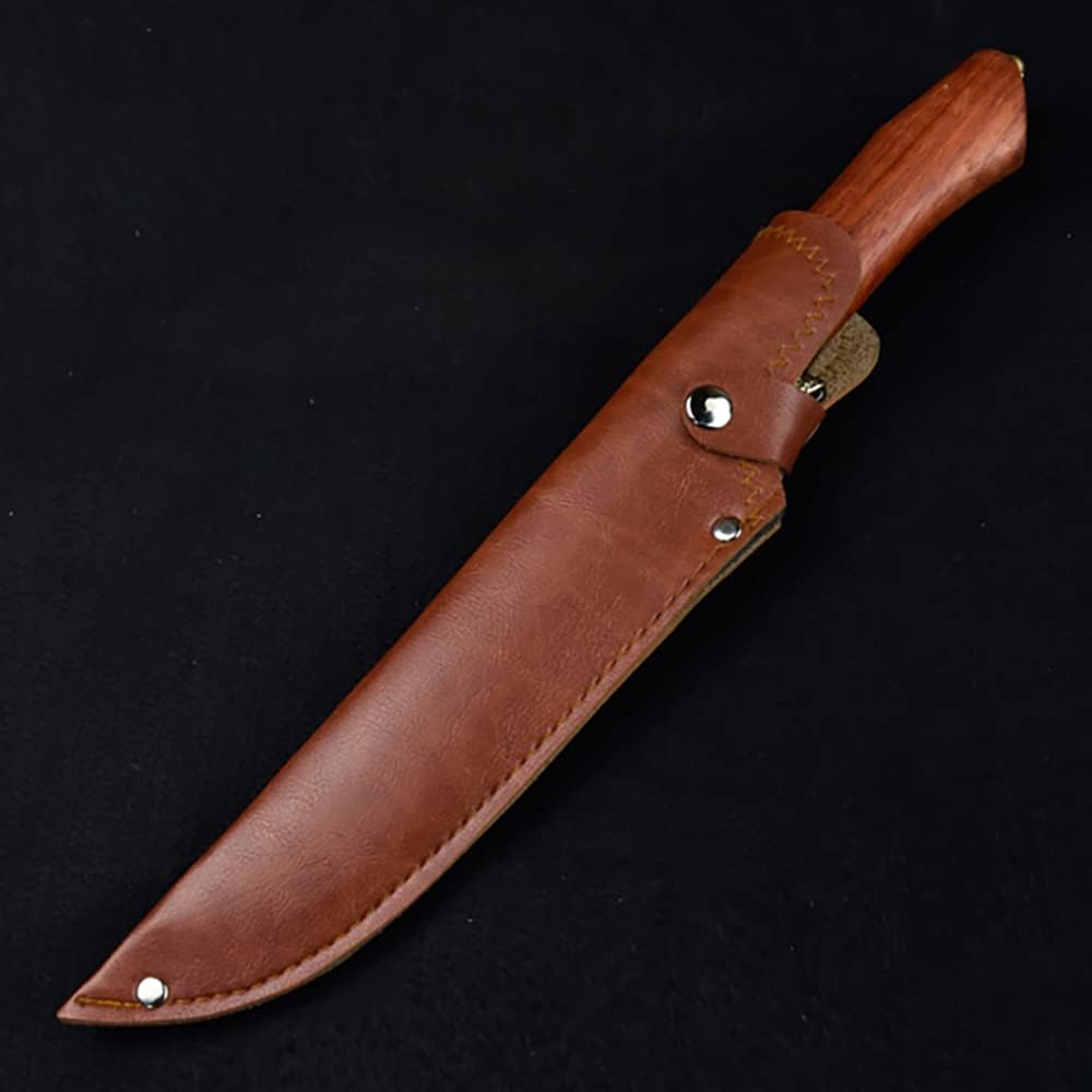 Meat Cleaver, 7 Inch Outdoor Hunting Boning Machete Knife Camping Viking Knife High Carbon Steel Handmade Forged Butcher Meat Cleaver (Color : Boning Knife, Kitchen Knife Size : 7 inch)