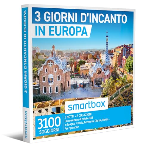 Smartbox - Cofanetto Regalo 3 Giorni d'incanto in Europa - Idea...