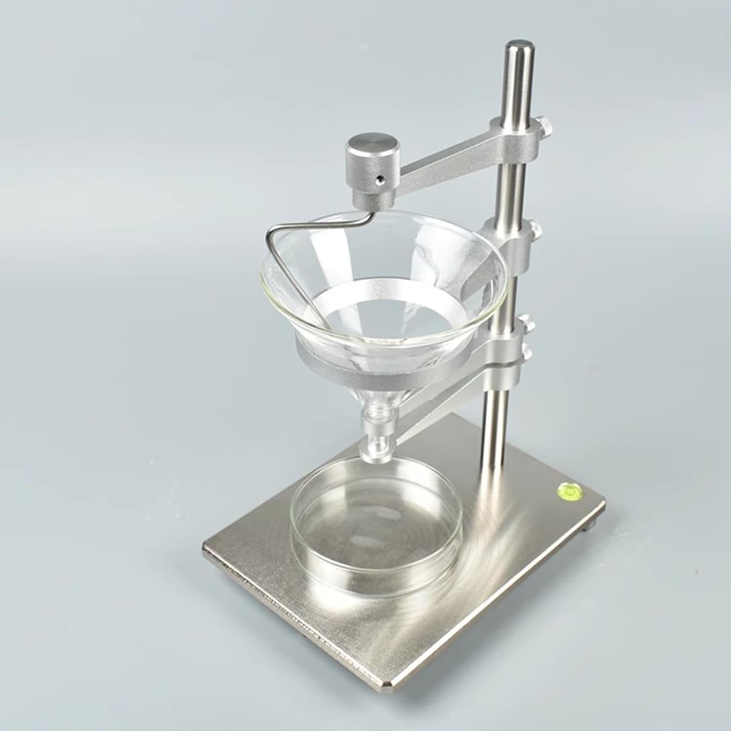 Repose Winkeltester, Pulverpartikel-Messgerät, 100 mm runde Scheibe zum Messen von Pulvermaterialwinkeln, genaues Erkennungswerkzeug