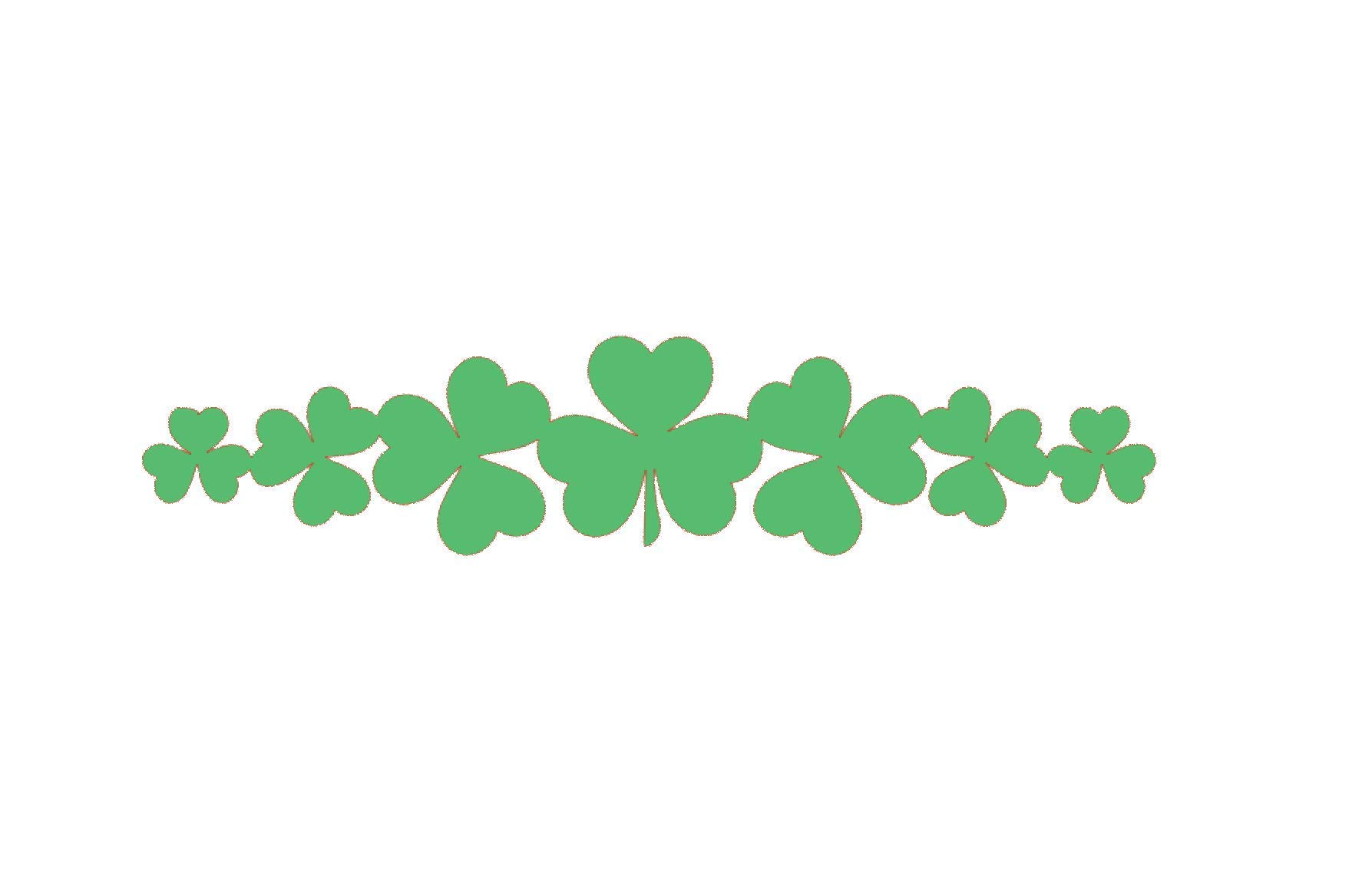 WickedGoodz Custom Shamrock Chain Vinyl Decal - Irish Car Sticker, for Tumblers, Laptops or Car Windows - Irish Decal