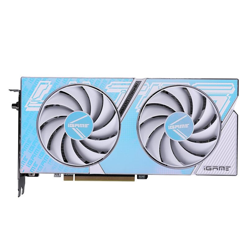 Colorful iGame GeForce RTX 4060 Ultra White Duo OC 8GB GDDR6 RAM Graphic Card 128 Bit 3072 CUDA Cores DirectX 12 3 Years Warranty with One-Key OC Colorful iGame GeForce RTX 4060 Ultra White Duo OC 8GB GDDR6 RAM Graphic Card 128 Bit 3072 CUDA Cores DirectX 12 3 Years Warranty with One-Key OC