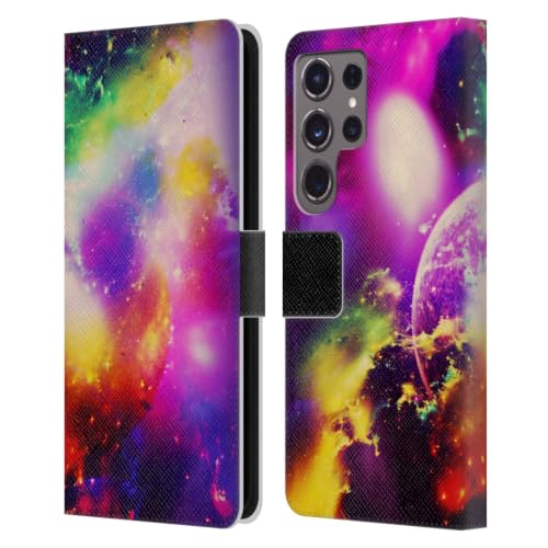 Carcasa Samsung Galaxy S24 Ultra 5G acabado premium Haroulita Space Fantasía funda de libro