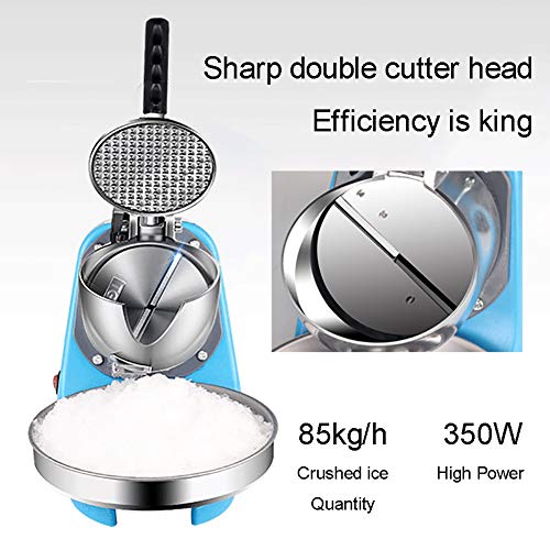 ice shaver Ice Shaver Machine Electric Snow Cone Maker,Double Knife Design With Adjustable Thickness 187lb/hr Ice Crusher For Home And Commercial Use