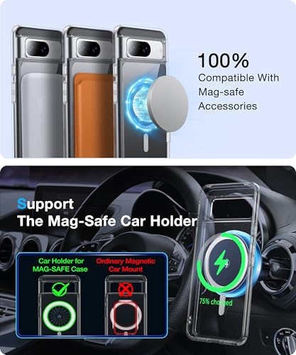 Coque aimantée Google Pixel 8 antichoc de qualité militaire slim - 3