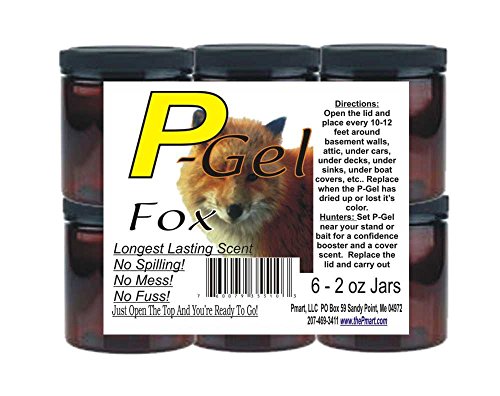 The Pee Mart - Fox Urine P-Gel 6 Pack