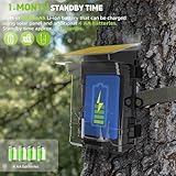VanBangTec Solar Wildlife Camera, 50MP 4K Trail Camera with Night Vision 0.3s Motion Activated Waterproof, Garden Camera with 32GB SD Card for Hunting Monitoring - Image 2
