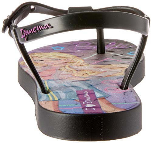 Slide Ipanema Barbie Candy Meninas S: Preto/G: Preto/Rosa 26/27
