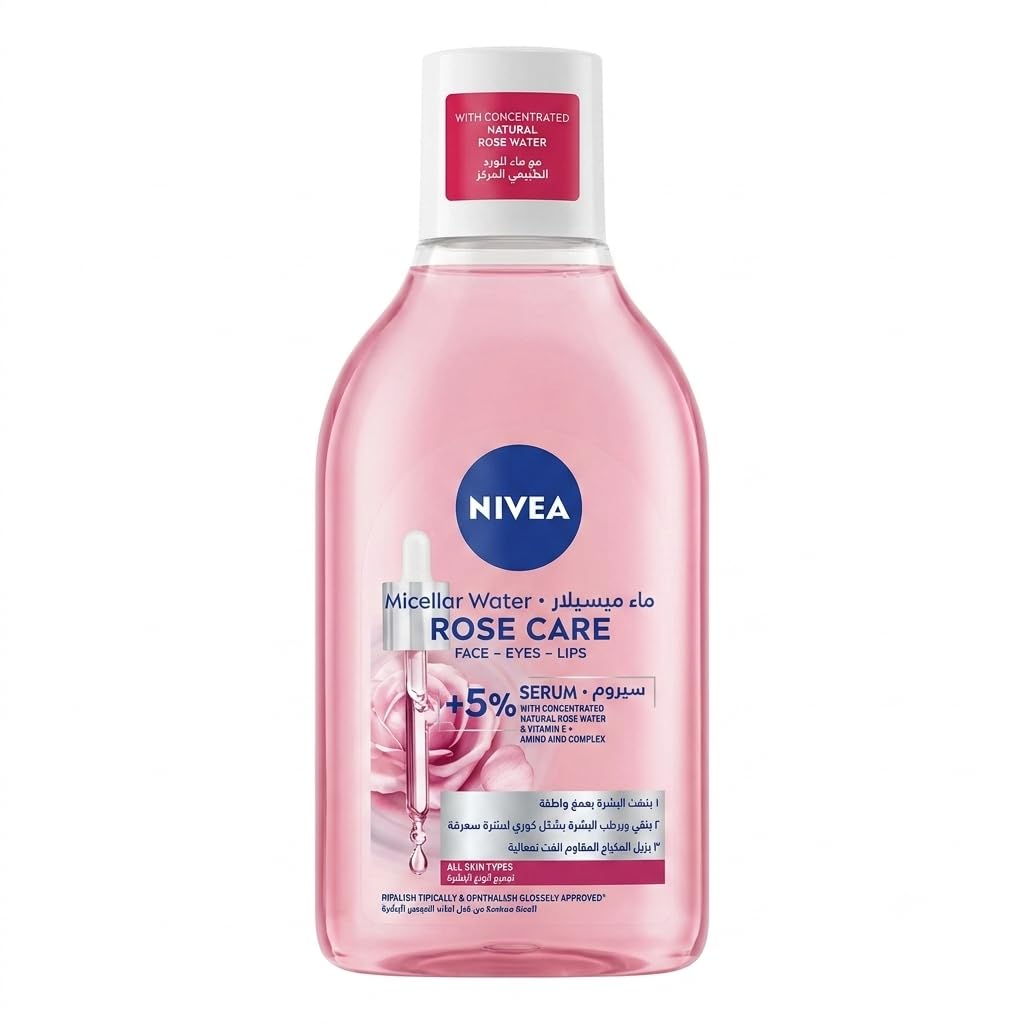 NIVEA Micellar Cleansing Water, Skin Breathe Rose Micellair, 400ml-image-17