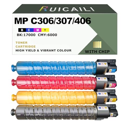 Toner de Rechange Ricoh Aficio MP C306 sans Traces pour Bureautique