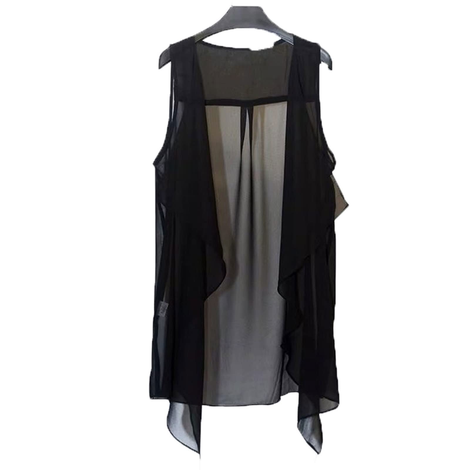 chiffon vest