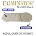 DOMINATOR Polymeric Sand with Revolutionary Ceramic Flex Technology for Joints up to 4”, Haze-Free Professional Grade Results (45 Pound, Natural Ivory)