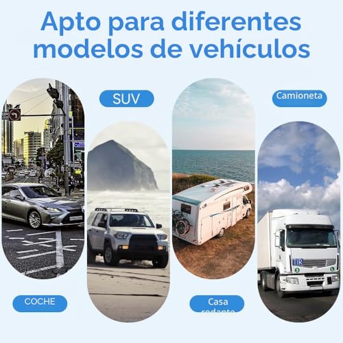 Miniatura 8 de Vgecee Espejo Coche Bebe Asiento Trasero Rotación 360 Espejo Retrovisor Bebe Coche Retrovisor Interior De Cristal Con Clip Antideslizante Para Seguridad De Bebé, Ajuste Universal 9cmx5,5cm