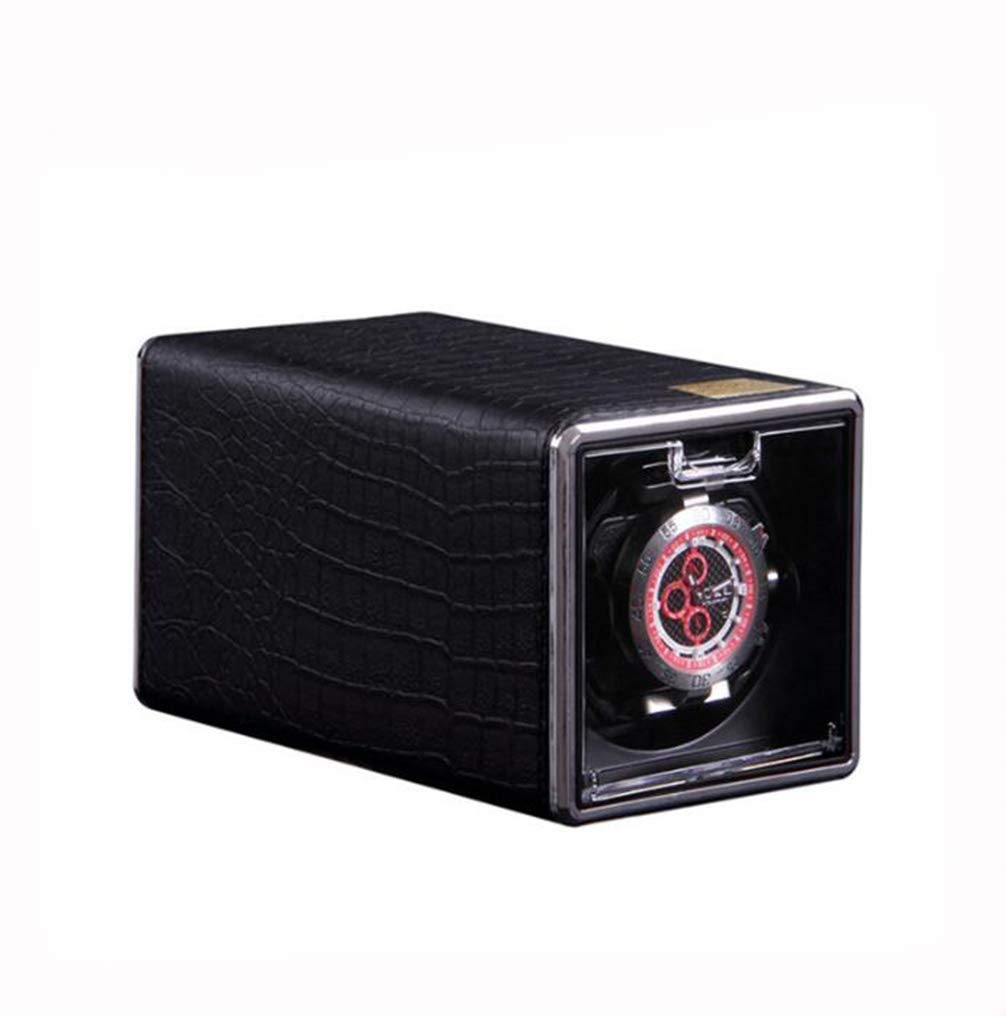 Caja para reloj automatico con piel de cocodrilo elegante 7