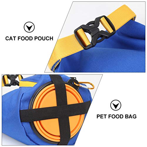 Bolsa de viagem para comida de cachorro Balacoo à prova d'água, bolsa de treinamento dobrável para