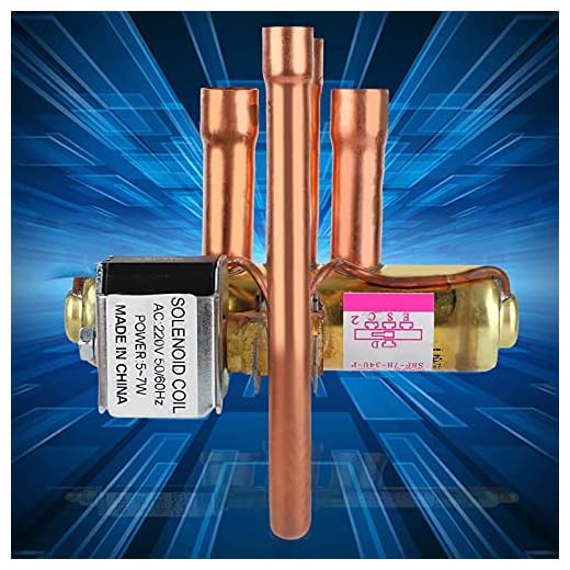 Ar Condicionado de Quatro Vias, Ar Condicionado Válvula de Quatro Vias Ar Condicionado Válvula de Reversão Refrigeração de Cobre Controle Eletromagnético de Inversão de Quente e Frio Peças de Cobre Manutenção de Refrigeração