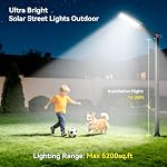 12000W Solar Lights Outdoor Waterproof with Motion Sensor, TW030 - Image 5