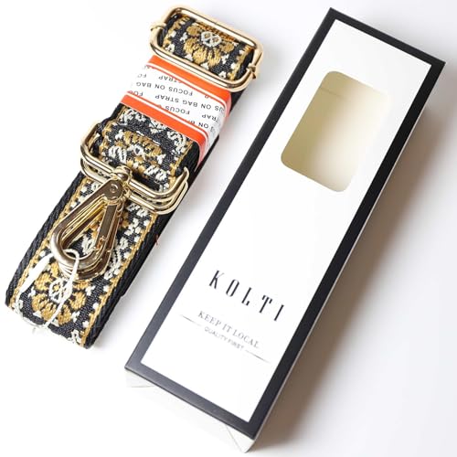 Image of Kolti Purse Strap Replacement Crossbody Handbag Stripe Wide Adjustable