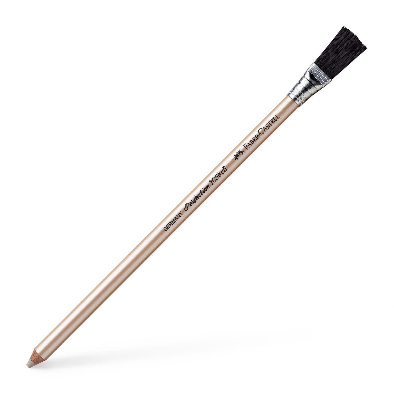Faber-Castell 7058B Perfection - Caja de 12 lápices borrador con cepillo