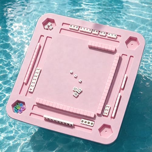Mesa flotante de Mahjong impermeable 31.5" para piscina miniatura 1