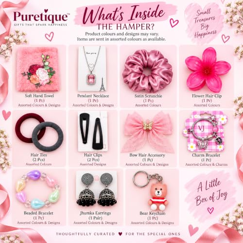 Puretique Girls Gift Hamper Set with Jewellery - Image 3