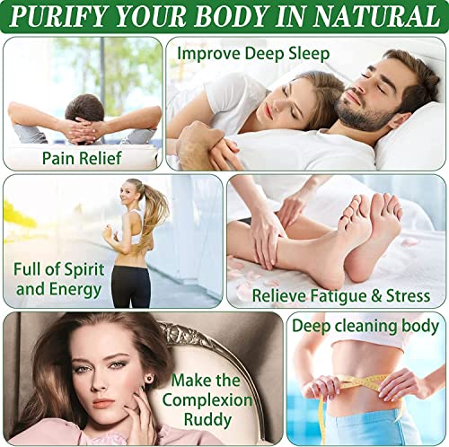 Image of GROOTS Premium Foot pads, Foot Patches Stress Relief Patch Solution, Toxin Remover cleansing , Pain Relief ,Weight Loss Sleep Patch for Detoxification, For Men & Women (1 BOXES = 10 Patches) (New pack 1)