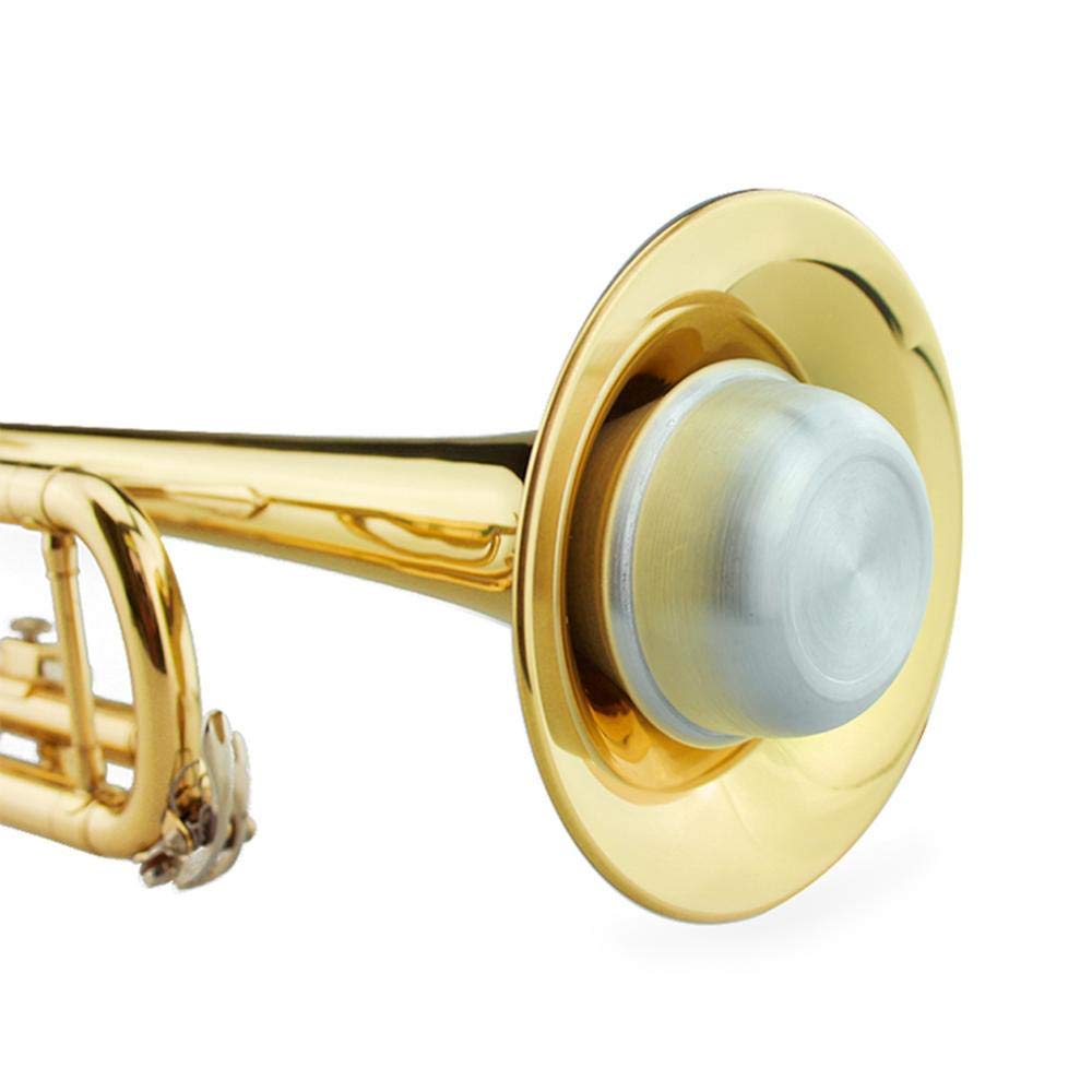 Trombone Mute, aleación de aluminio Trombone Practice Mute Silenciador tenor profesional Sourdine