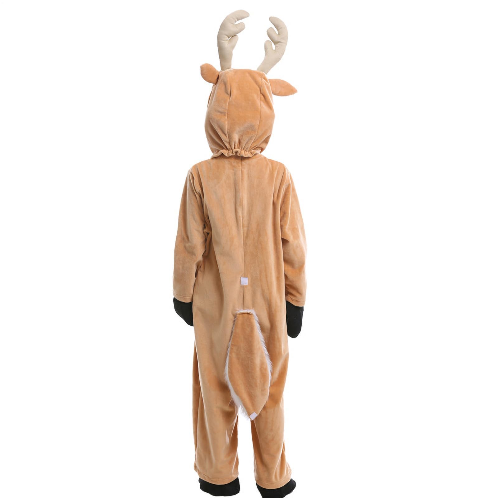 Générique Costume da renna, abbigliamento da cervo animali per feste, tuta attraente carino ragazzo ragazza 3-13 anni