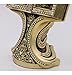 Quran Open Book Allah Muhammad - Home Decor Showpiece Gift 6.25 x 4.5in (Gold)
