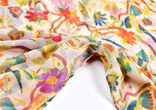 Image of Woogwin Women's Cotton Scarves Lady Light Soft Fashion Solid Scarf Wrap Shawl