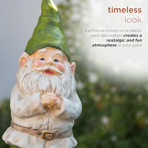 Alpinecorporation12talloutdoorgardengnomefoldinghandsyardstatuedecoration  Urban Country Home Decor Alpine corporation 12 tall outdoor garden gnome folding hands yard statue decoration  urban country home decor
