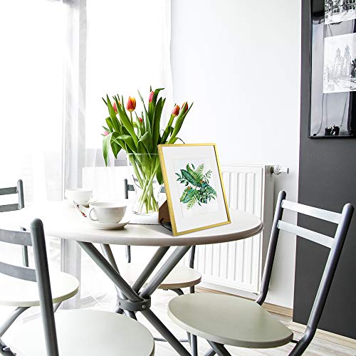 ONE WALL Fotorahmen aus Aluminium, einwandig, goldfarben 11x14 inch – Bild 6