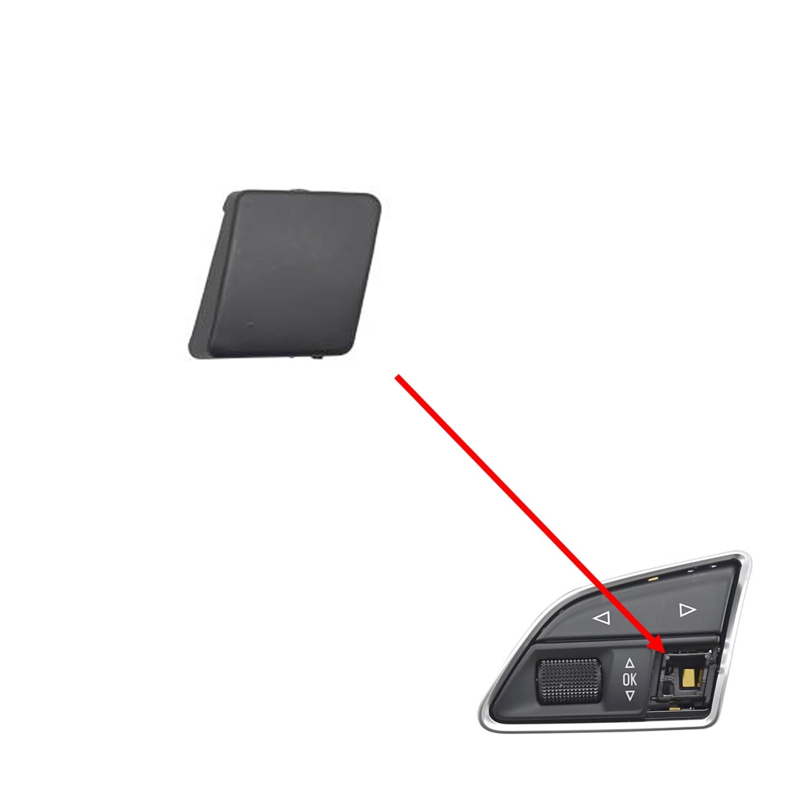 Nowa wielofunkcyjna osłona przycisku przełącznika na kierownicę ozdobna czapka tapicerka pasuje do Audi A4 B8 pasuje do Avant A5 8T S4 S5 RS5 Q5 8R pasuje do Quattro Q7