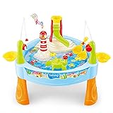 25 Stück Sandkastentisch Wasser  spieltisch wassertisch  wassertisch spielzeug kinder, Angelspielzeug Kit für Babys Kleinkinder Jungen Mädchen Frühpädagogik