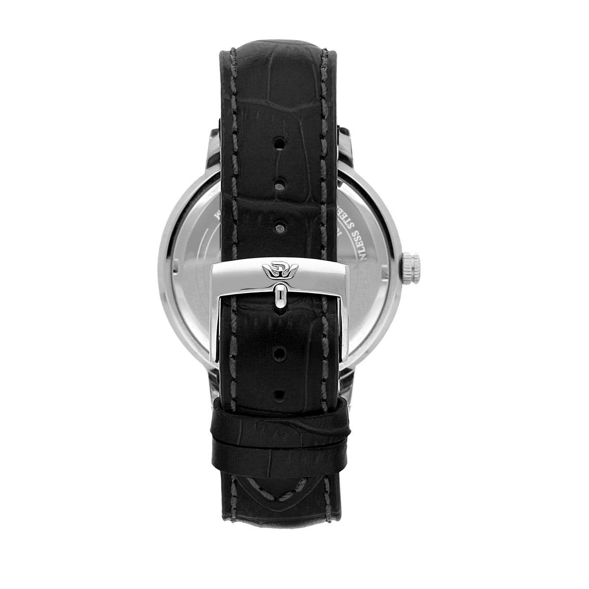 Philip Watch GRAND ARCHIVE 1940 Orologio Uomo Tempo giorno e data in Acciaio, Cuoio - R8251598011