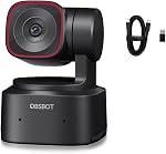 OBSBOT Tiny 2 Lite AI-Powered 4K PTZ Webcam Stunning UHD 4K Resolution 1/2” CMOS Sensor 4X Digital Zoom AI Auto Tracking with Auto Zoom Gesture Control 2.0 (Tiny 2 Lite)