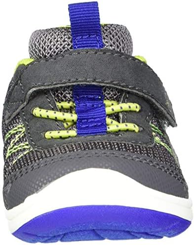 Stride Rite 360 Boy's Carson Sneaker, Grey Blue, 4 Little Kid | Image 1