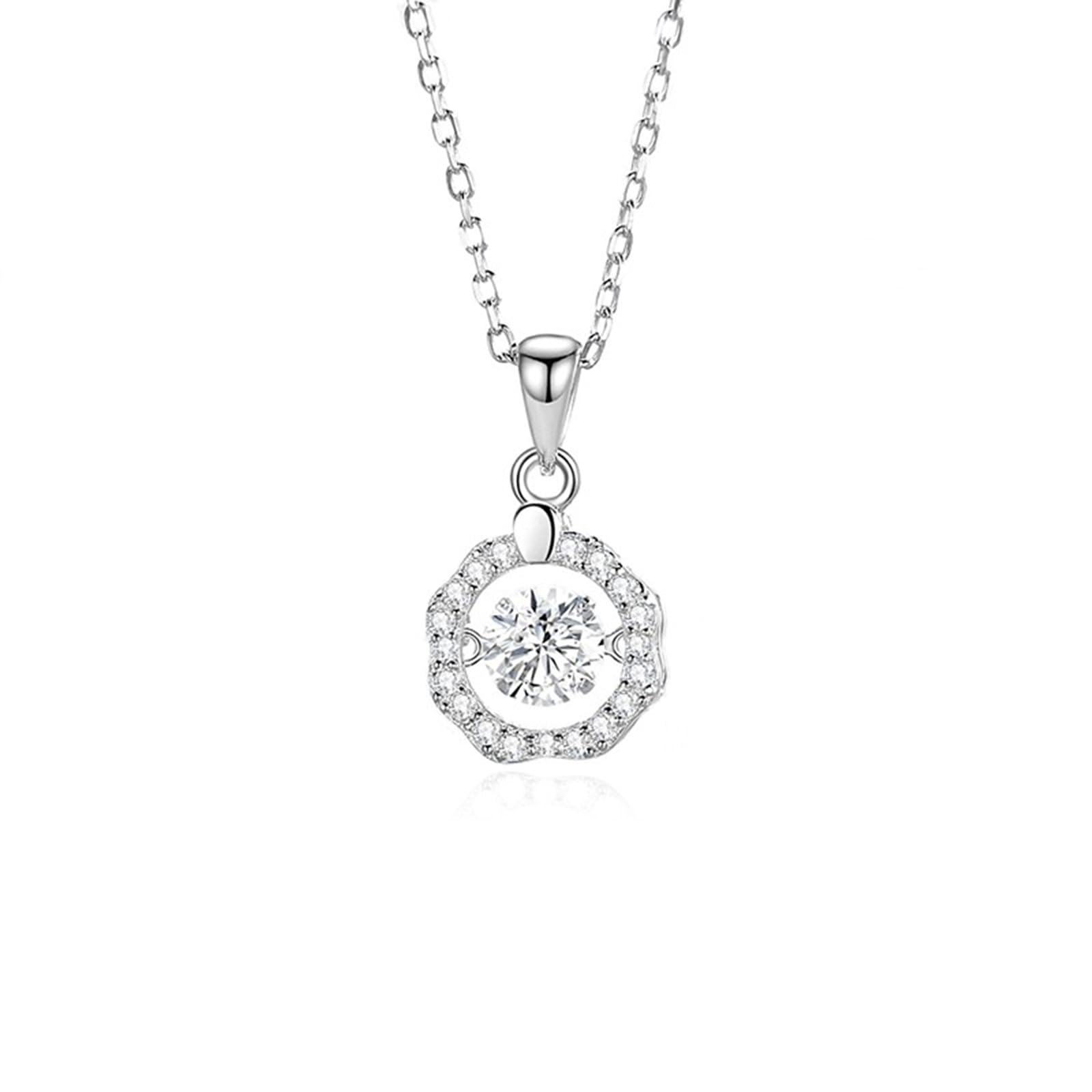 Wycian Hermosos collares para mujer, collares ajustables para mujer, borde ondulado dorado, halo de 40 + 5 cm