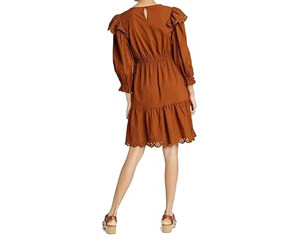 et.UNiVER Many way frill dress ブラウン S et.UNiVER ドレス Many way frill dress : ZOZOTOWN Yahoo!店